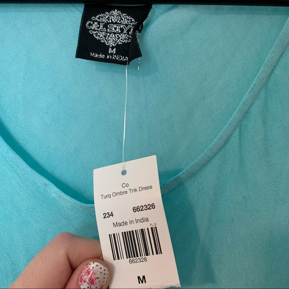 Beautiful long ombré linen style summer dress - Picture 3 of 10